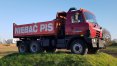Na trasie Iława-Susz stanęła ciężąrówka z hasłami: „Niebac PiS” i „Niebać Covid”