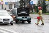 Pożar volkswagena na ul. Partyzantów