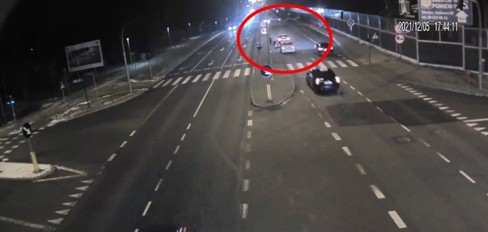 Pijany 27-letni kierowca mitsubishi spowodował kolizję na ul. Bałtyckiej w Olsztynie [WIDEO]