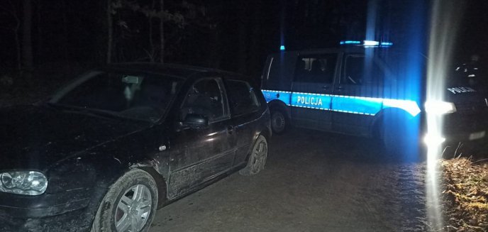 Artykuł: Gmina Olsztynek. 28-letni pijany kierowca volkswagena jazdę zakończył na skarpie