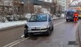 Pojany kirowca mercedesa doprowadził do zderzenia z radiowozem