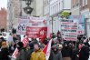 Olsztyński protest pod hasłem ''Stop przymusowi szczepień, biedzie i bezprawiu'' zgromadził około dwieście osób