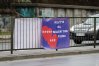 Jeden z bannerów znajduje się w rejonie skrzyżowania ulic Armii Krajowej z Saperską