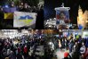 Olsztynianie manifestowali na wiecu wsparcia dla Ukrainy