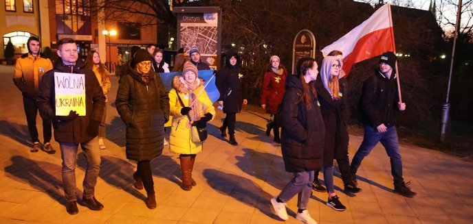 Artykuł: Cichy protest przeszedł przez centrum Olsztyna. To sprzeciw wobec zbrodniczym działaniom Rosji [ZDJĘCIA]