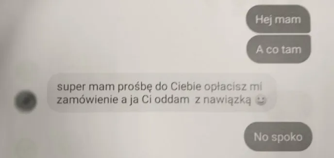 Olsztynianka myślała, że pomaga koleżance. Straciła 1000 zł