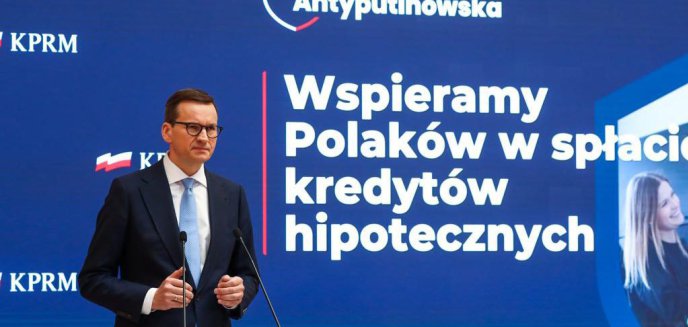 Premier Mateusz Morawiecki ogłosił pakiet pomocowy dla kredytobiorców