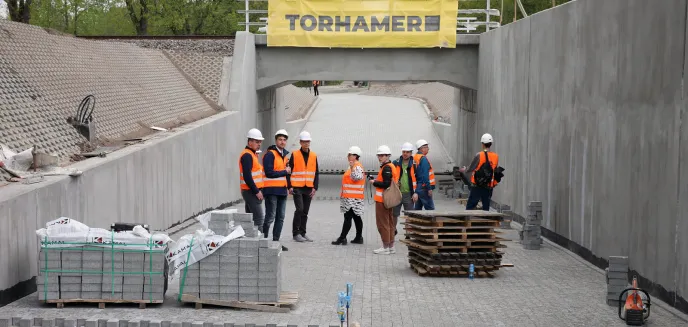 Coraz bliżej otwarcia przejścia pod torami przy ul. Jeziornej w Olsztynie [ZDJĘCIA]