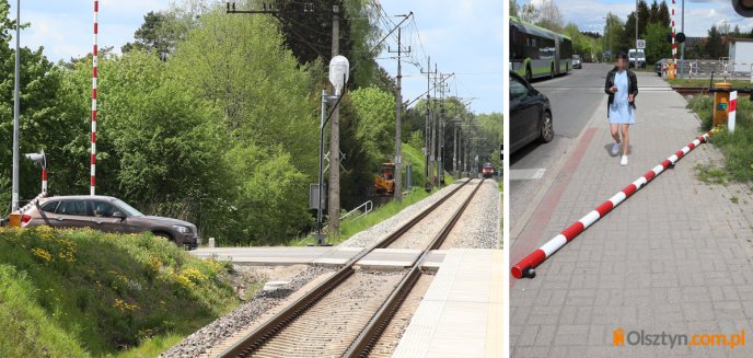 Artykuł: Groźne zdarzenie na przejeździe kolejowym w Olsztynie [ZDJĘCIA]