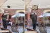 Rój pszczół wleciał pod parasol na Starym Mieście
