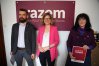 Spotkanie przedstawicieli partii Razem z lokalnymi dziennikarzami