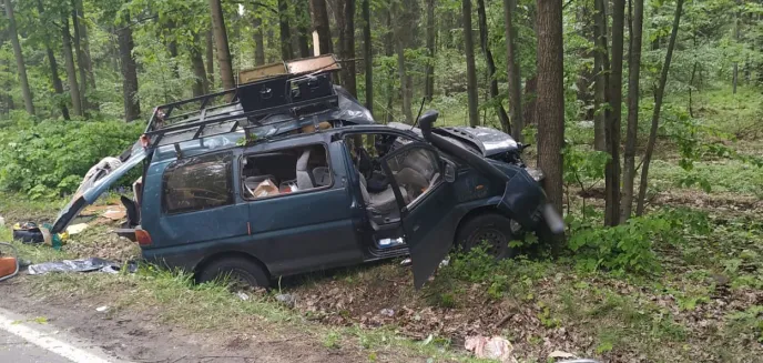 34-latek uderzył w drzewo na ul. Jagiellońskiej w Olsztynie