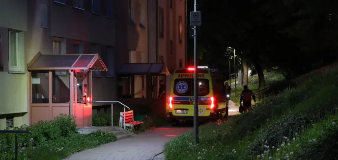 Osiedle Podgrodzie. Interwencja służb w mieszkaniu przy ul. Korczaka w Olsztynie [ZDJĘCIA]