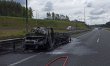Na drodze S7 doszło do pożaru busa
