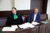 Oskarżony Jan M. wraz z obrońcą (15 czerwca)