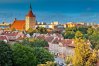 Olsztyn z lotu ptaka.