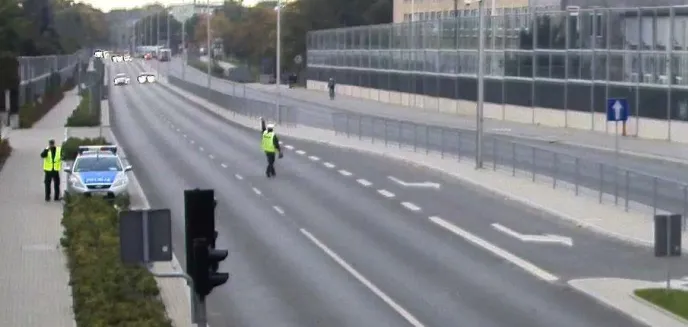 20-latek w porsche stracił prawo jazdy na ul. Bałtyckiej w Olsztynie