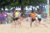 Kadr z turnieju Ukiel Beach Rugby Cup w Olsztynie