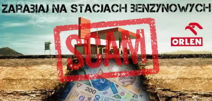 66-latek z Olsztyna chciał zainwestować w Orlen. Stracił ponad 70 tys. zł