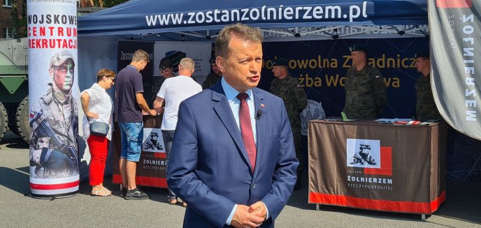 Szef MON, Mariusz Błaszczak z wizytą w Olsztynie. ''Silne Wojsko Polskie jest gwarancją bezpieczeństwa ojczyzny''