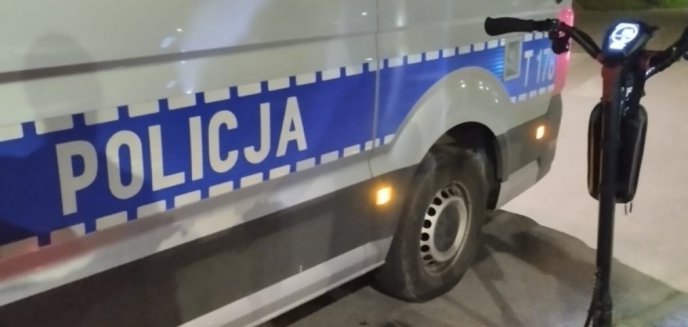 W tym roku w Olsztynie doszło do 33 zdarzeń z udziałem osób jadących hulajnogami. Policjanci zapowiadają wzmożone kontrole