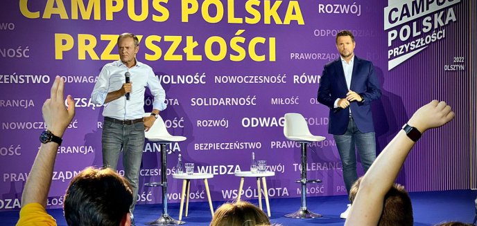 Campus Polska Przyszłości. Donald Tusk, przewodniczący PO: ''Poleją się łzy PiS-owców''