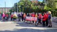 Uczestnicy XVI Pielgrzymki Rowerowej wyruszyli w trasę z placu Solidarności