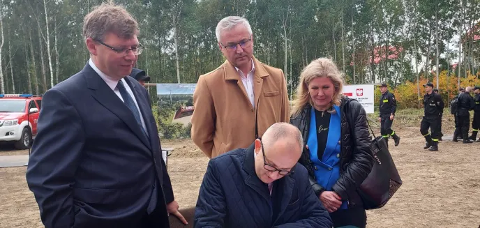 Jednostka straży pożarnej na Pieczewie coraz bliżej. Odbyła się uroczysta inauguracja