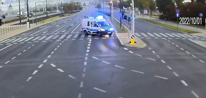 Pijany jak bela 24-latek jechał bez powietrza w kole al. Sikorskiego w Olsztynie. Grożą mu dwa lata [WIDEO]