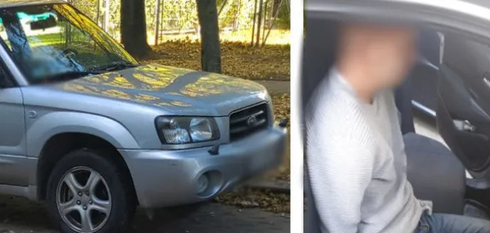 Ukradł drogie subaru i nim jeździł bez prawa jazdy. Pijany 32-latek wpadł w centrum Olsztyna