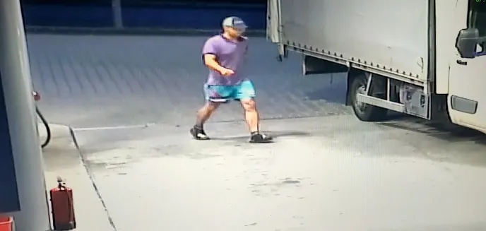 Zatankował olej napędowy na stacji przy al. Warszawskiej w Olsztynie i... odjechał [WIDEO]