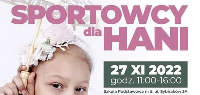 ''Hania guza przegania''. Sportowcy i dziennikarze zagrają dla 7-letniej dziewczynki [PROGRAM WYDARZENIA]