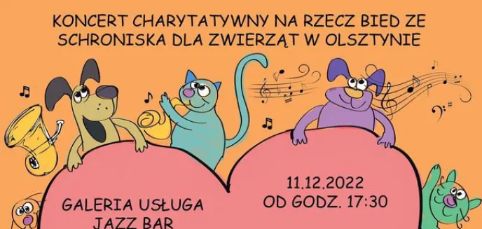 Niezwykłe wydarzenie dla miłośników zwierząt. Przyjdź na koncert charytatywny i wesprzyj schronisko