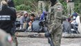 Kadr z pograniczna polsko-białoruskiego kilkanaście tygodni temu