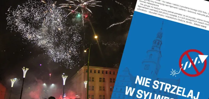 ''Przypominają najkoszmarniejsze momenty wojny''. Prezydent Olsztyna apeluje, aby nie używać fajerwerków
