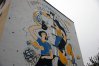 Na elewacji jednej ze ścian domu studenckiego nr 2 powstał mural z Mikołajem Kopernikiem