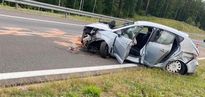 Początek procesu kierowcy obwinionego w sprawie groźnej kolizji na trasie S7