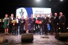 Wspólne zdjęcie wszystkich nagrodzonych podczas 28 gali "Osobowość Roku" Warmińsko-Mazurskiego Klubu Biznesu