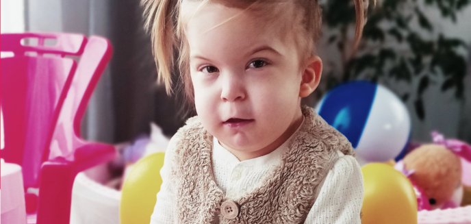 3-letnia Amelia z Wójtowa zmaga się z poważną wadą serca. Potrzebne są pieniądze na leczenie