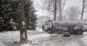 Kadr z miejsca kolizji między Jonkowem a Godkami
