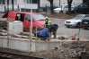 Na węźle Olsztyn-Śródmieście skuwane są płyty chodnikowe