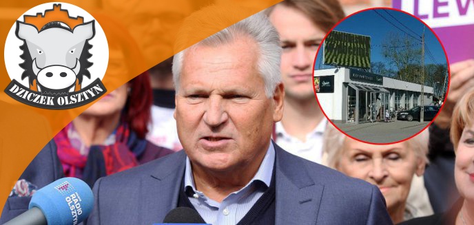 Artykuł: Były prezydent RP, Aleksander Kwaśniewski postanowił zjeść obiad pod Olsztynem