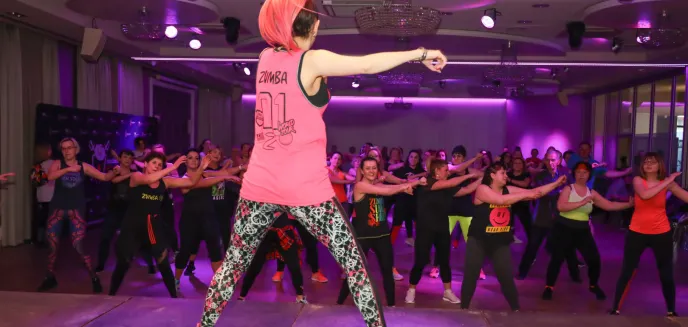 Tańczyli dla chorych onkologicznie dzieci. W Olsztynie odbył się Maraton Tańca i Fitnessu