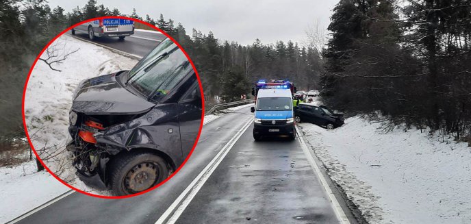 Artykuł: Wypadek na trasie Olsztyn-Ostróda