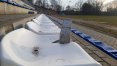 Krzesełka na stadionie rugby przy ul. 15 Dywizji nie przetrwały spotkania z wandalami