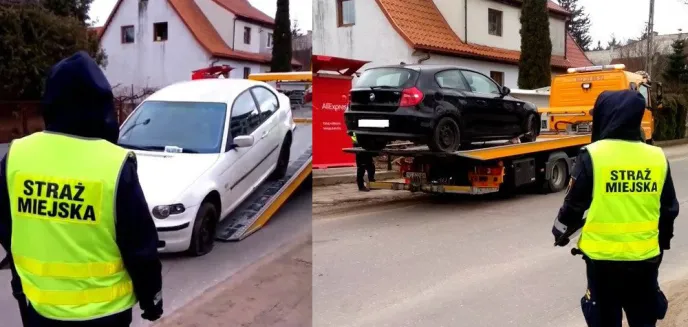 Dwa wraki bmw zniknęły z ul. Rataja w Olsztynie [ZDJĘCIA]