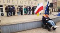 Przed wspólnym odśpiewaniem "Ody do radości" kilkanaście osób powiedziało z jakich powodów ceni Unię Europejską