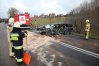 Na ul. Bałtyckiej kierujący volvo zderzył się z ciężarowym iveco