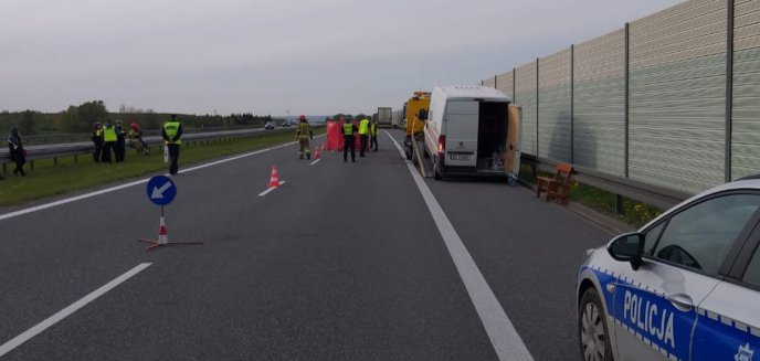 Artykuł: Tragedia na S7. Kierujący ciężarówką śmiertelnie potrącił operatora lawety