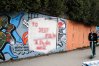 Kontrowersyjne graffiti w Olsztynie nawiązuje do słów Andrzeja Dudy
